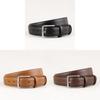 Genuine Leather Waist Belt For Women With Silver Buckle For Casual And Office Style