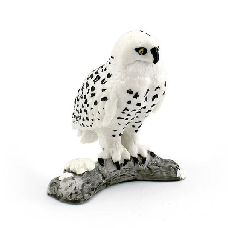 Natureinspired Bird Statue White Head Eagle Plastic Animal Figurine For Display