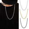 Minimalist Necklace Chain for Men Women Black Thin