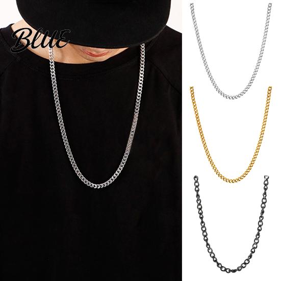 Minimalist Necklace Chain for Men Women Black Thin