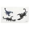 3D Spider Tatuering Scorpion Temporary Tattoo Stickers för Halloween Knepigt