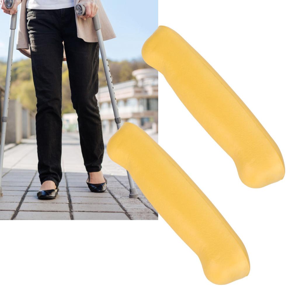 1 Pair Crutch Pad Portable Breathable Soft Foam Underarm Crutch Pad Replacement Accessories for Patient
