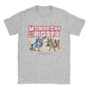 T-shirt Uomo Regular Show Mordecai and The Rigbys Band Creative 100% Cotone Girocollo Manica Corta Magliette Taglie Forti