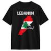 Lebanon Resist Fist Lebanese Flag Cotton T Shirt For Unisex Summer Funny Tshirts Novelty Tee Shirt Plus Size Wholesale Clothes