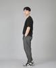 Seinteukeulu Bridgefill Elastic Waist Pants Bwd-324 Gray Black Denim Whs