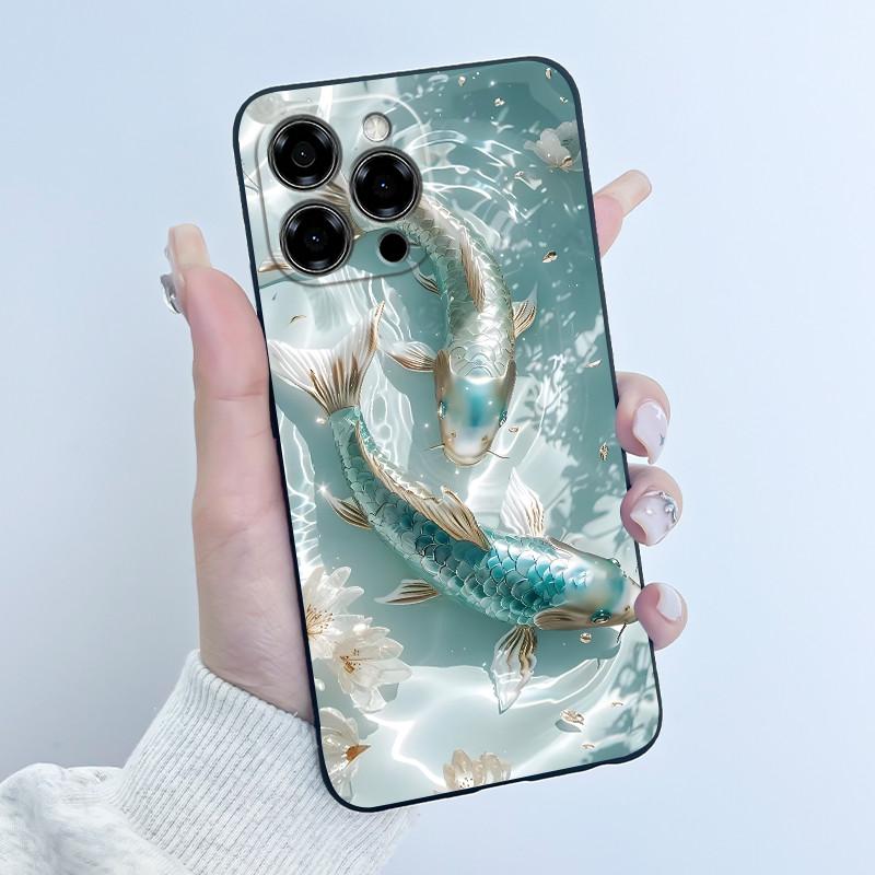 Phone Cases For Doogee Note 58 Note58 Pro Case Luxury Cute Love Rabbit Cartoon Funny Cover Black Soft Silicone Protective Casing