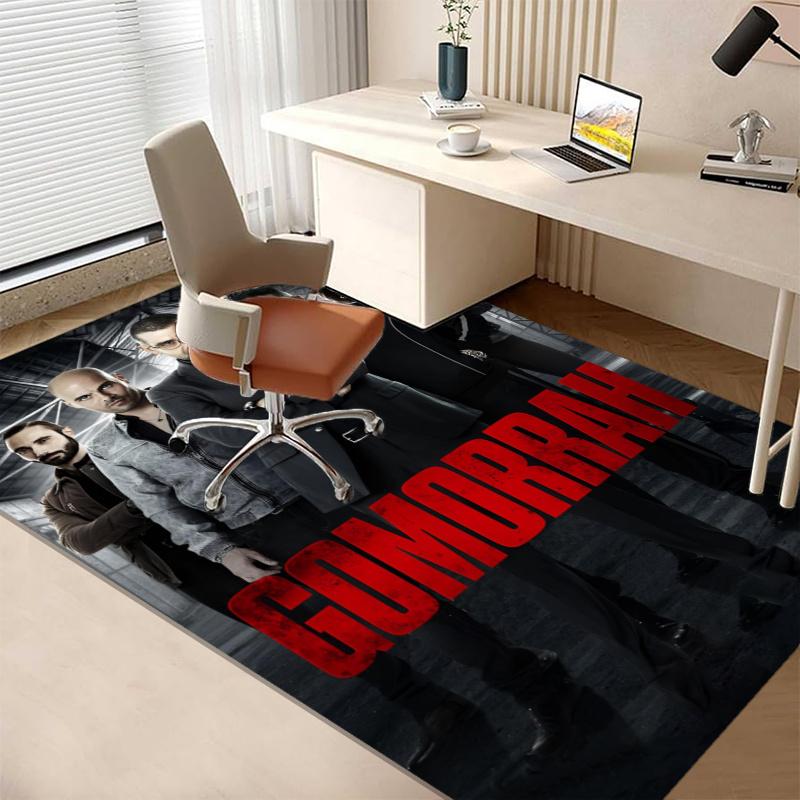 Gomorrah Printed Carpet, Rug for Office Chair Living Room Bedroom Kitchen Room Decor Gifts.