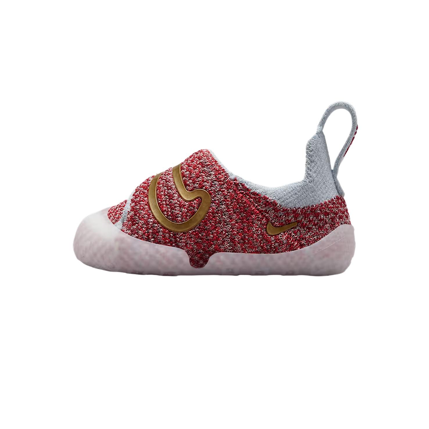 (TD) Nike Swoosh 1  Sail Metallic Gold Team Crimson  Baby FB3244-102 EU 23.5