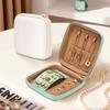 Earrings Ring Necklace Storage Jewelry Storage Box Zipper Jewelry Case  Travel Organizer