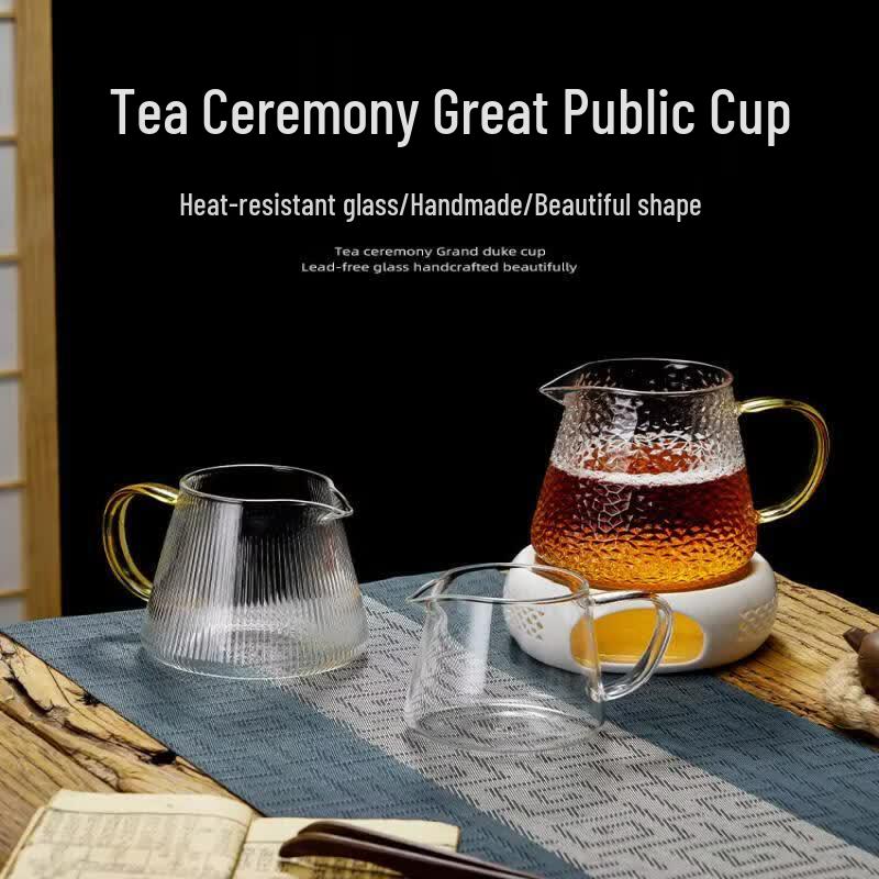 Hammered High Borosilicate Glass Fair Cup
