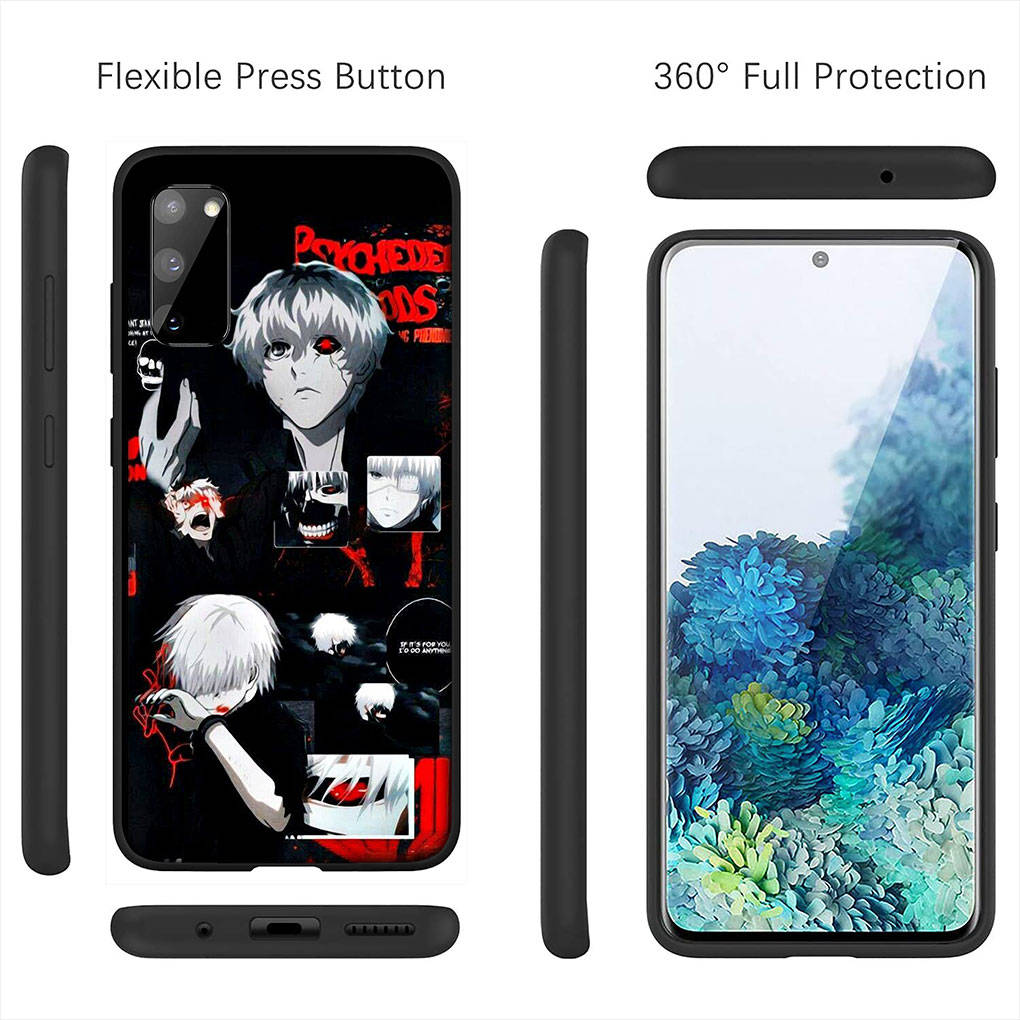Cover for iPhone 16 15 14 Xiaomi Redmi Note 13 12 11 Pro Max X 10 8 9 XR Samsung Galaxy S24 S23 OPPO Huawei Comics Tokyo Ghoul Ken Kaneki Phone Case