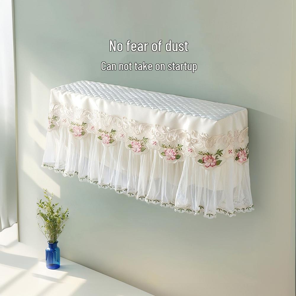 Universal Wall-Mounted Air Conditioner Dust Cover: Anti-Blow Windshield, Windproof Curtain, Full Sleeve Protection for Cabinet Machines