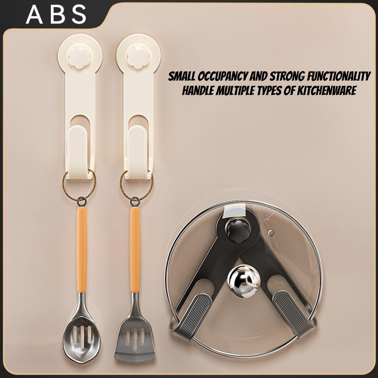 

Non Nail Sticker Pot Cover Rack , Non Perforated Wall Mounted Kitchen Shelf , Cutting Board , Cutting Board , Vegetable Board Storage Rack One Size бежевый