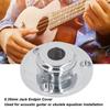 Silver Guitar Endpin Jack Metal End Pin Screw Kit Premium Strap Button Connector  For Guitar