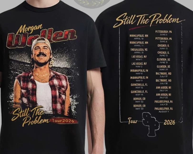 Morgan Wallen Still The Problem Tour 2026 T-Shirt L
