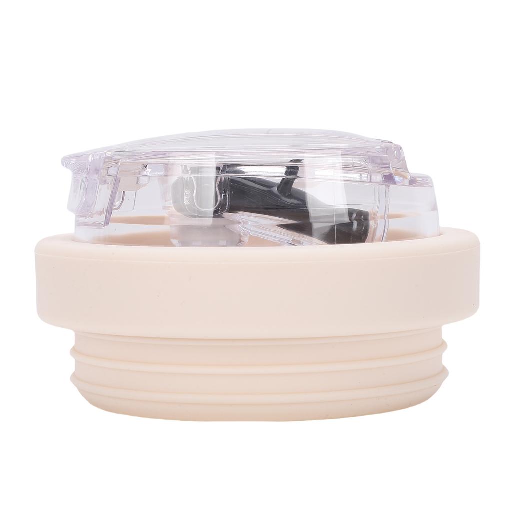 Straw Lid Fit for 40oz Cup Double Drinking Mouth Spill Proof Silicone Cup Lid with Straw
