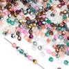 200pcs/lot 4mm Colorful Glass Crystal Beads Bicone Beads Loose Spacer Beads For Jewelry Making DIY Bracelet Necklace Accessories