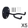 5x Baseball Wall Holder Hanger Heavy Duty Mounted Metal Organizer Display