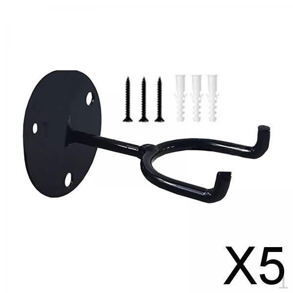 5x Baseball Wall Holder Hanger Heavy Duty Mounted Metal Organizer Display