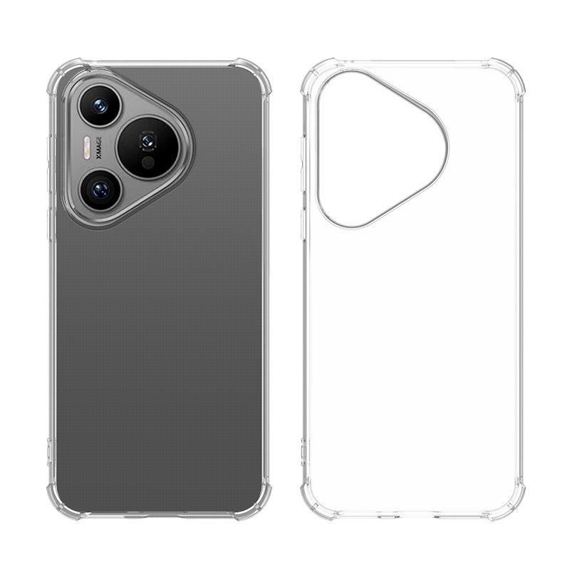 Applicable To Pura 90Ultra Four-corner Anti-drop Mobile Phone Case Huawei MATE 80 PRO 5G Transparent Thickened Protection
