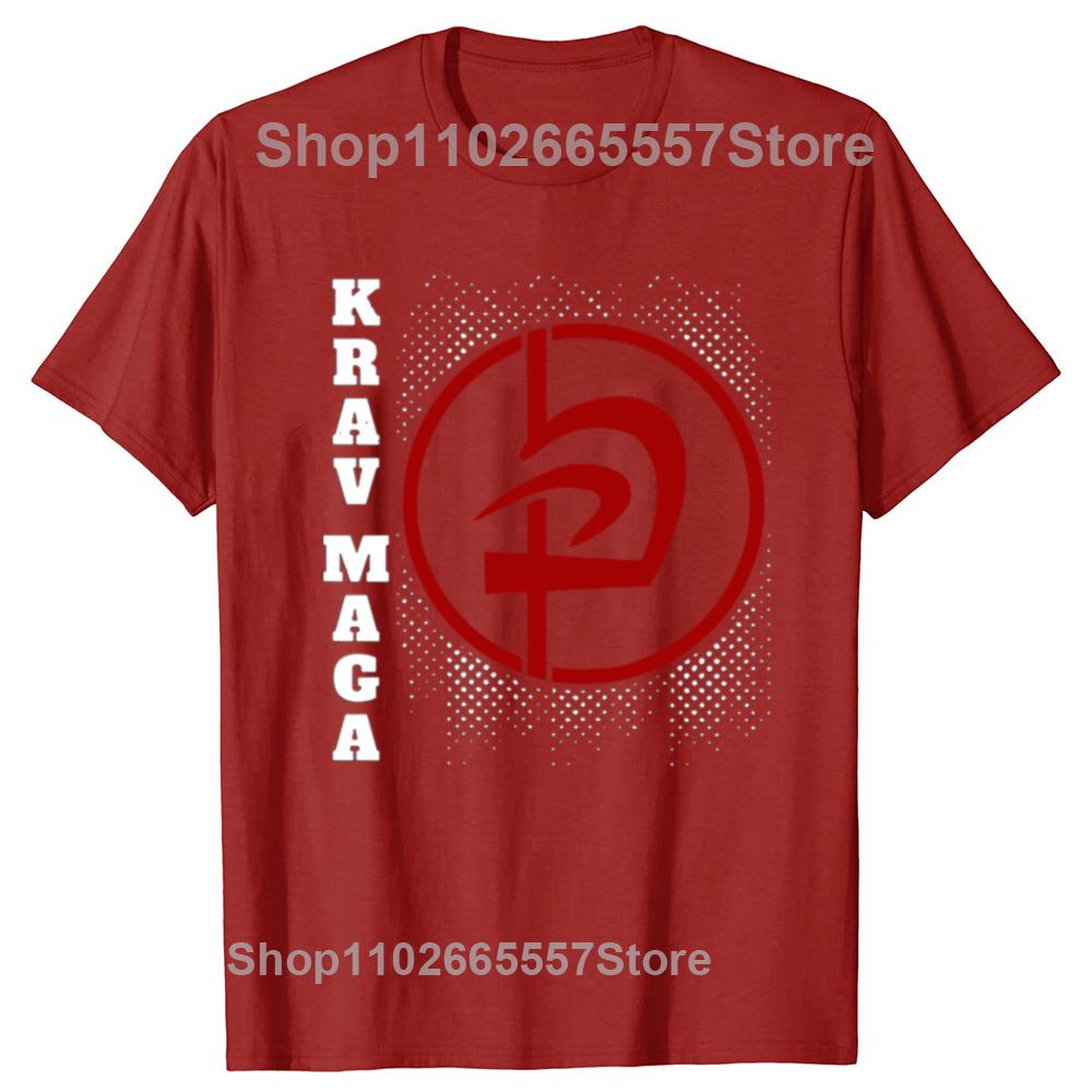 Lustige Krav Maga Israelisches Selbstverteidigungssystem Grafik T-Shirts Unisex Mode Lässiges T-Shirt 100% Baumwolle Locker Oversized T-Shirt