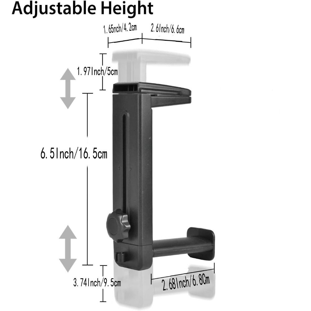 Rotatable Under Desk Earphone Stand Adjustable Headphone Organizers  Headphone Storage