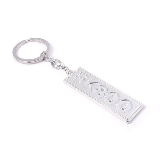 Keychain Pendant Zinc Alloy Durable Letter Dog Plate Charm Keyring Doors Backpacks Handbags Pendant Key Accessory