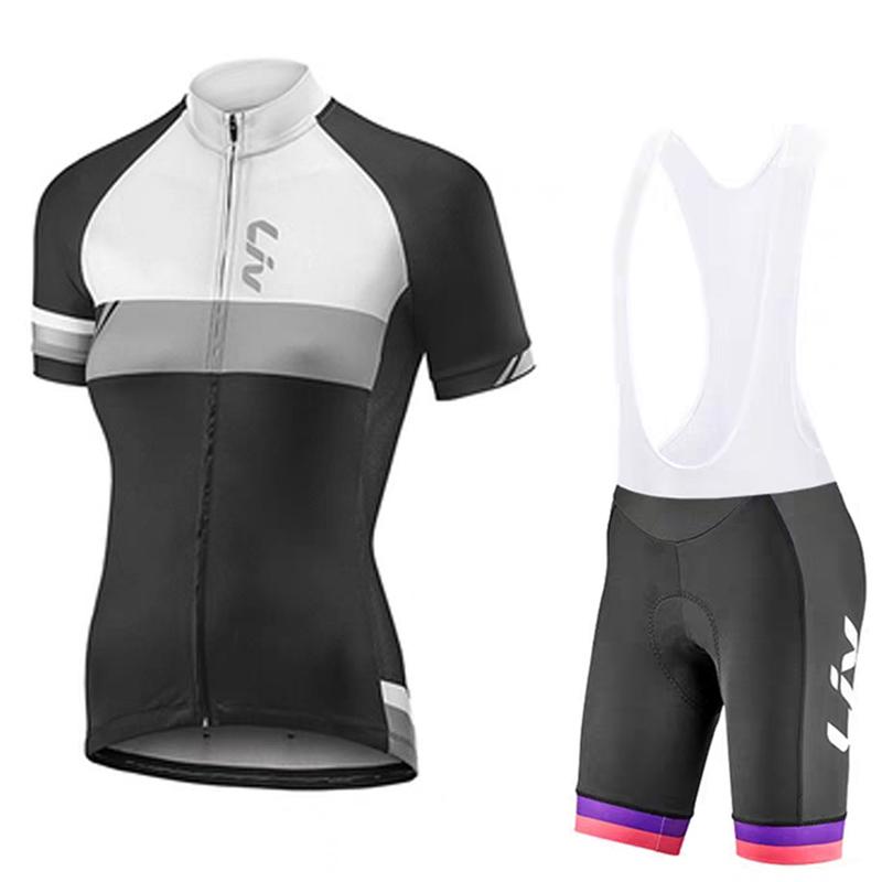 2026  Breathable Cycling Suit Set  Short Sleeved Women's Slim Fit Cycling Suit Set Summer Sun Protection Cycling Jersey High Elasticity Cycling Bib