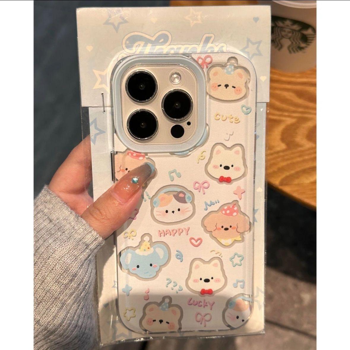 

Cute Cartoon Family Phone Case for Apple: Transparent, Soft Shell, Precise Fit for iPhone 11, 13, 14, 15 Pro Max, 16 iPhone 11 Pro