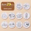 Foam Texture DIY Painting Set for Kids - Wood Pulp Cotton Squeeze Toy