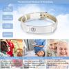 Free Engraving Medical Alert ID Bracelets Womens, Customized Adjustable Leather Chain Wrap Bracelets for Anxiety Type 2 Diabetes