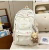 New Forest Series Large Capacity Backpack for Junior and Senior High School Students Lightweight Women's Backpack Simple and Versatile Campus Backpack