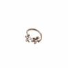 S925 Sterling Silver Open Flower Ring - Women's Versatile Korean Retro Design
