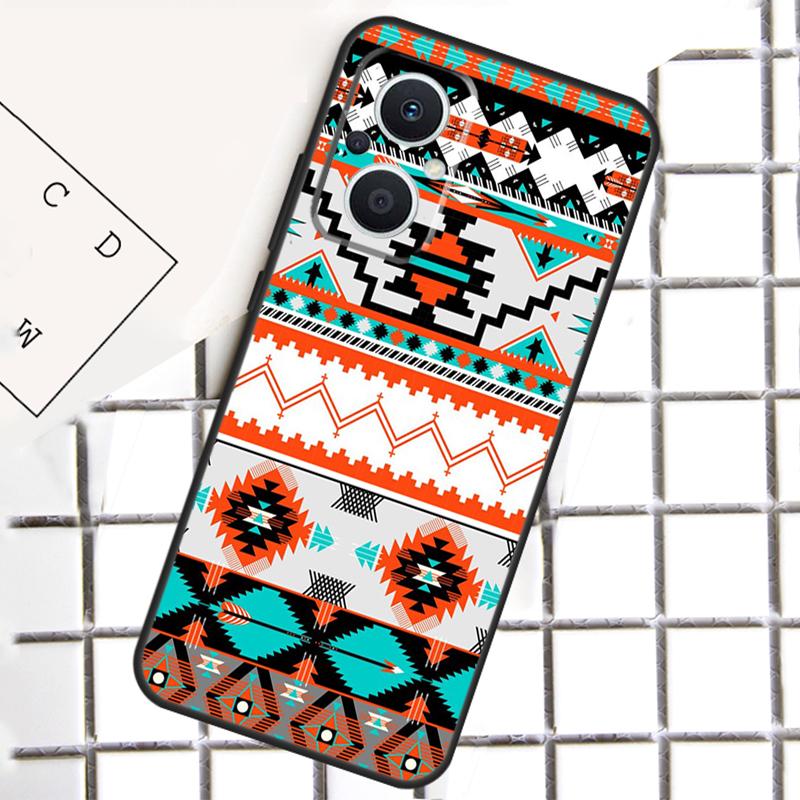 Tribal Ethnic Pattern Phone Case For OPPO Reno 7 8 Lite 8T 10 11 12 13 14 Pro 14F OPPO Find X9 X8 X6 X5 Pro Cover