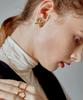 Bonbeau Unique Twist Ribbon Earrings