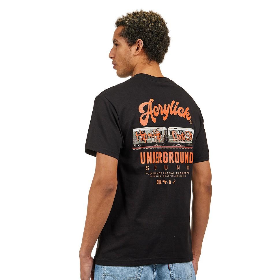 Acrylic Underground T-Shirt Black S