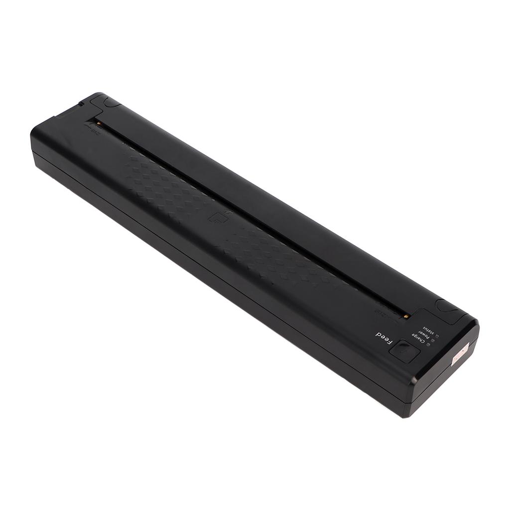 1200mAh Wireless Thermal Transfer Printer Mini Portable Bluetooth USB Thermal Transfer Copier for Phone PC Black