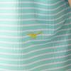 Golf Wear Dry Aero Flow Border Short Sleeve Mock Neck Shirt High 52MAD202 Ladies Mint L [Mizuno] [Women's] Breathability, Sweat-Wicking, Quick-Drying
