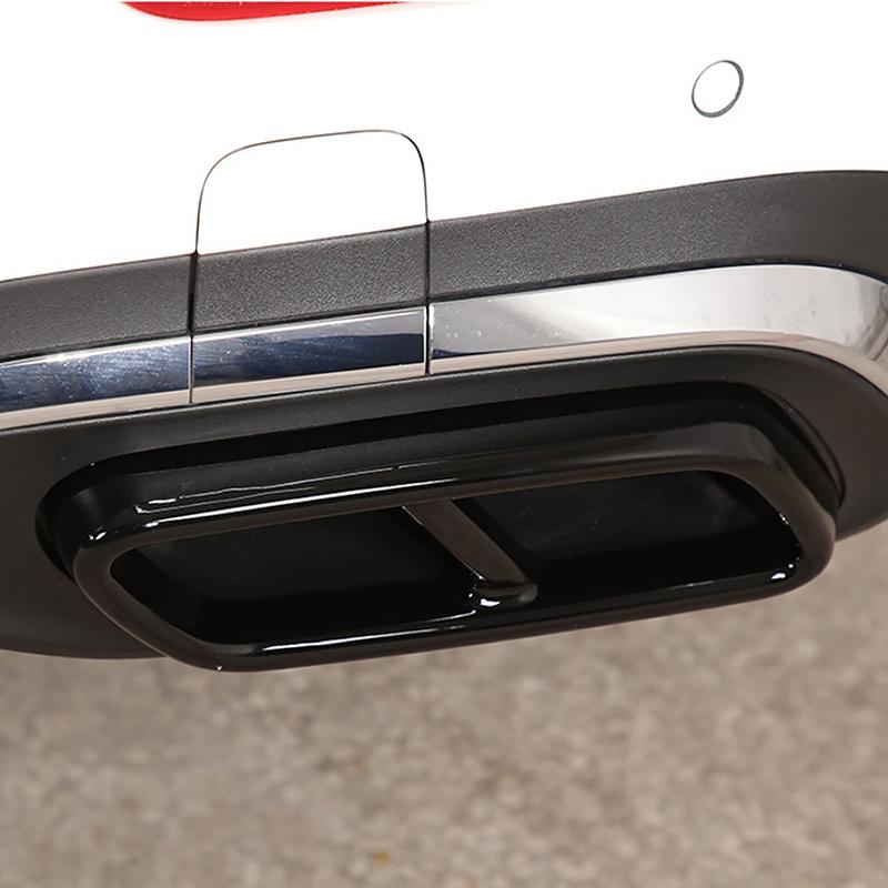 For Mercedes Benz C Class W206   Car Rear Tail Throat Muffler Decoration Frame Exhaust Pipe Sticker Exterior Accessories