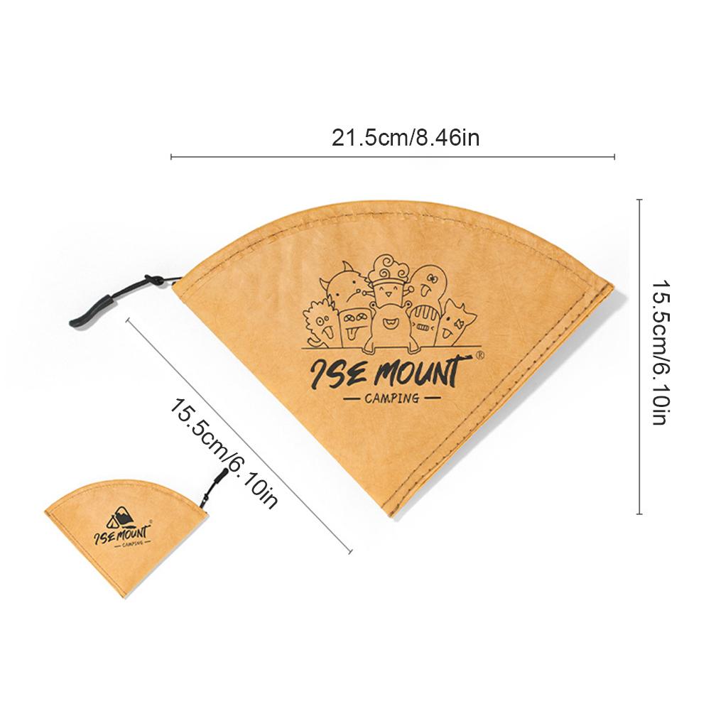 Hand Brewed Coffee Filter Organizer Dustproof Hand Drip Coffee Filter Paper Storage Bag for Storing 60-80 Sheets Paper Filters