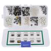 250Pcs Tactile Push Button Switch 10 Types Micro Switch Kit for DIY Electronic Products