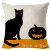 Pillow Cover Halloween Funny Atmosphere Decoration Car Cushion Room Bedside Cushion Sofa Waist Cushion Cushion Cover