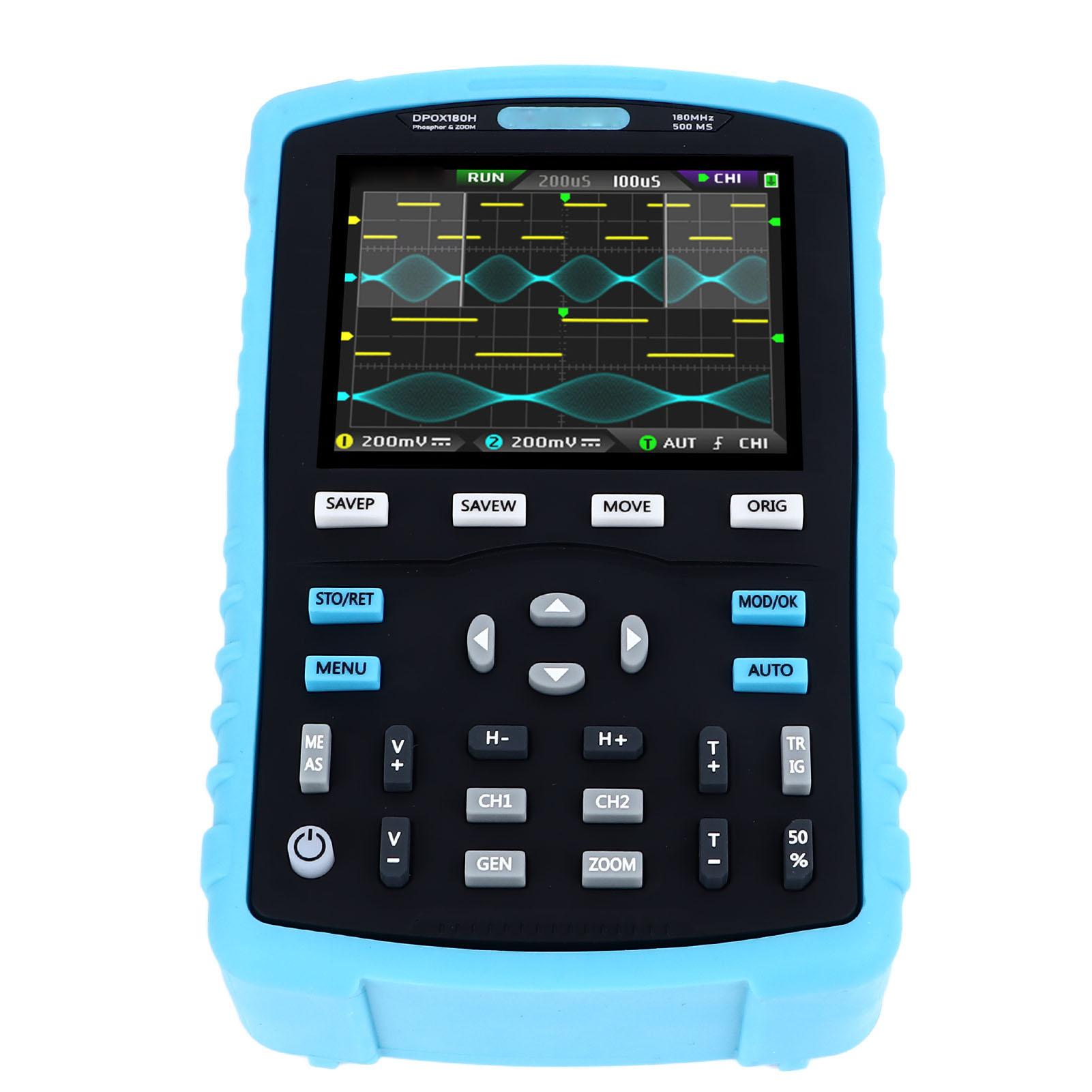 

Handheld Fluorescent Digital Oscilloscope 2 Channels 2 in 1 Portable Mini Oscilloscope