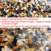 300g 0.2-0.5mm Natural Color Fish Tank Bottom Sand Fish Tank Flowerpot Landscape Stone Aquariums Horticultural Decorative Gravel