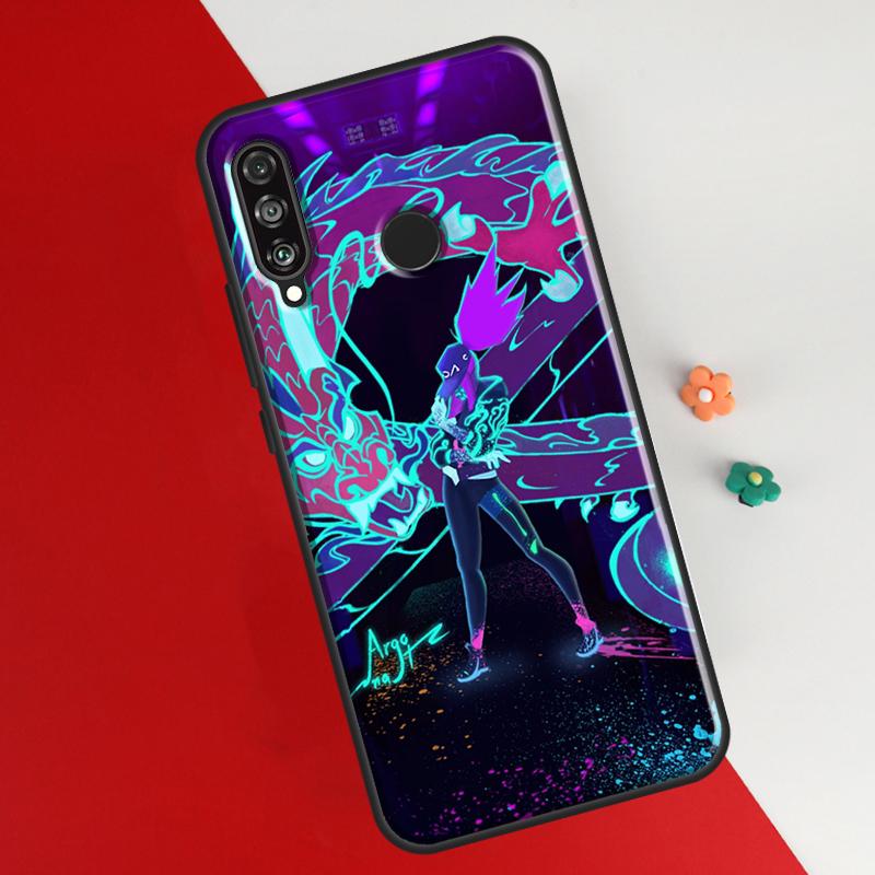 Kda Kaisa Ahri Akali Case For Huawei P30 Lite P40 P20 P50 Pro Nova 5T P Smart 2021 2019 Cover For Honor 50 Lite