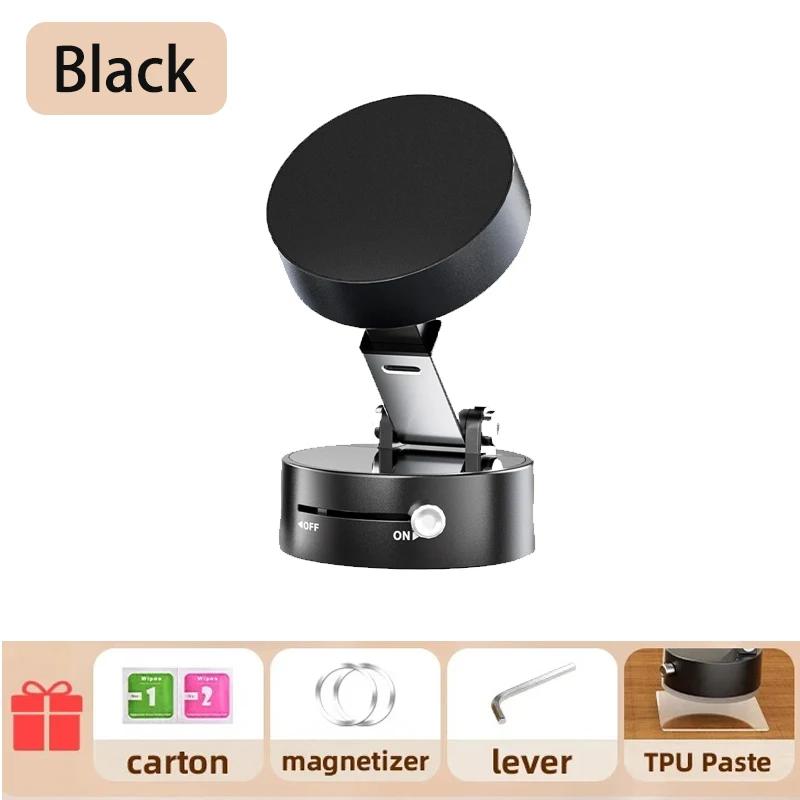 Vacuum Suction Cup Magnetic Mobile Phone Holder Foldable Portable Magnetic Bracket Mount Phone Accessories For iPhone/Samsung
