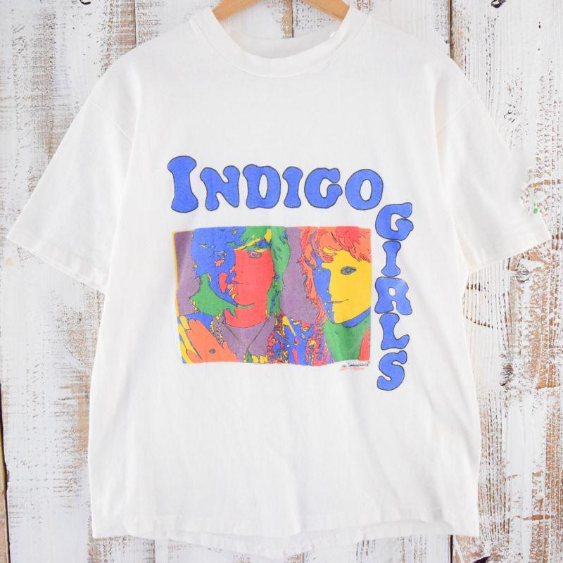 Indigo Girls Band T-shirt White Cotton tee All Size Unisex T-Shirt S