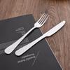 1/4Set Silver Food Portable Dinnerware Cutlery Stainless Steel Fkatware Fork Knife Spoon Dinner Set Silverware Tableware Set