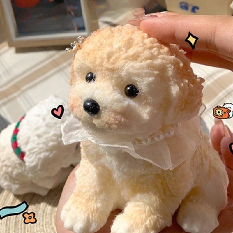 Bären Quetschspielzeuge TPR Großer Hund Dreidimensionale Knetspielzeuge Super Niedliche Stressabbau Spielzeugpuppe Entspannendes Spielzeug Knetspielzeuge