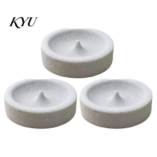 Volcanic Stone Bird Bowl Pumice Parrot Bowl, Spill-Proof Water Mess Free Food Cage Weighted Dish for Lovebirds Conures